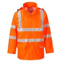 FR41ORRL Portwest Sealtex Flame Hi-Vis esőkabát FR41ORRL Portwest Sealtex Flame Hi-Vis esőkabát