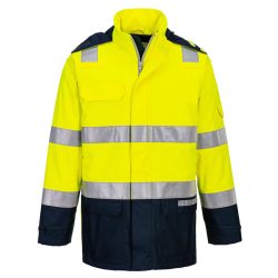 FR605YNRL Portwest Bizflame Multi Light Arc Hi-Vis Jacket FR605YNRL Portwest Bizflame Multi Light Arc Hi-Vis Jacket