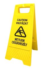 HV20YER Portwest Csúszásveszély figyelmeztető tábla (magyar/angol) HV20YER Portwest Csúszásveszély figyelmeztető tábla (magyar/angol)